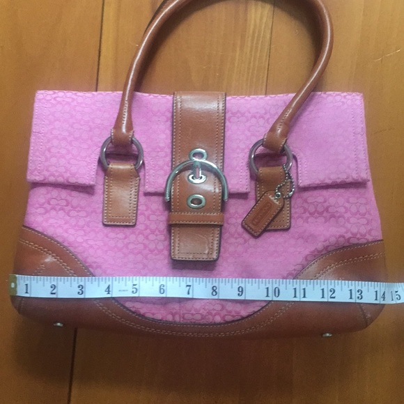 Coach pink signature bag - Picture 7 of 10
